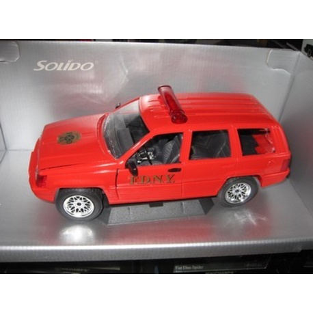 SOLIDO JEEP CHEROKEE FDNY POMPIERS DE NEW-YORK