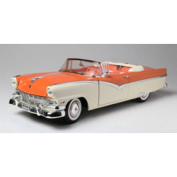 1956 Ford Sunliner Convertible Orange White