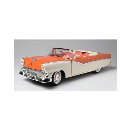 1956 Ford Sunliner Convertible Orange White