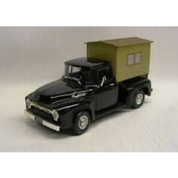 1956 Ford F-100 Pickup Camper Black