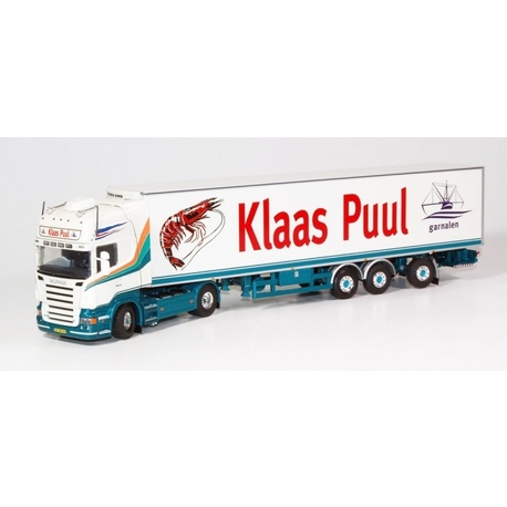 Scania R-serie Topline trekker met koeloplegger.