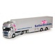 Scania R-serie Topline trekker met Zamac koeloplegger.