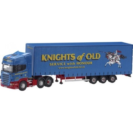 SCANIA R Series Step Frame Curtainside Trailer "Knights of Old